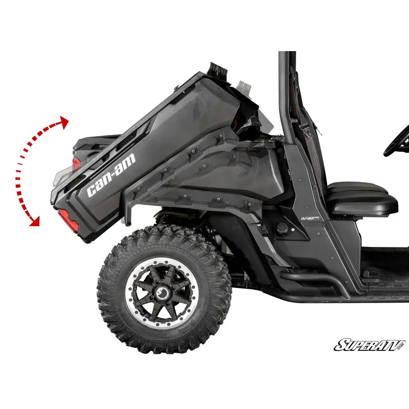SuperATV Can-Am Defender Electric Dump Bed Kit