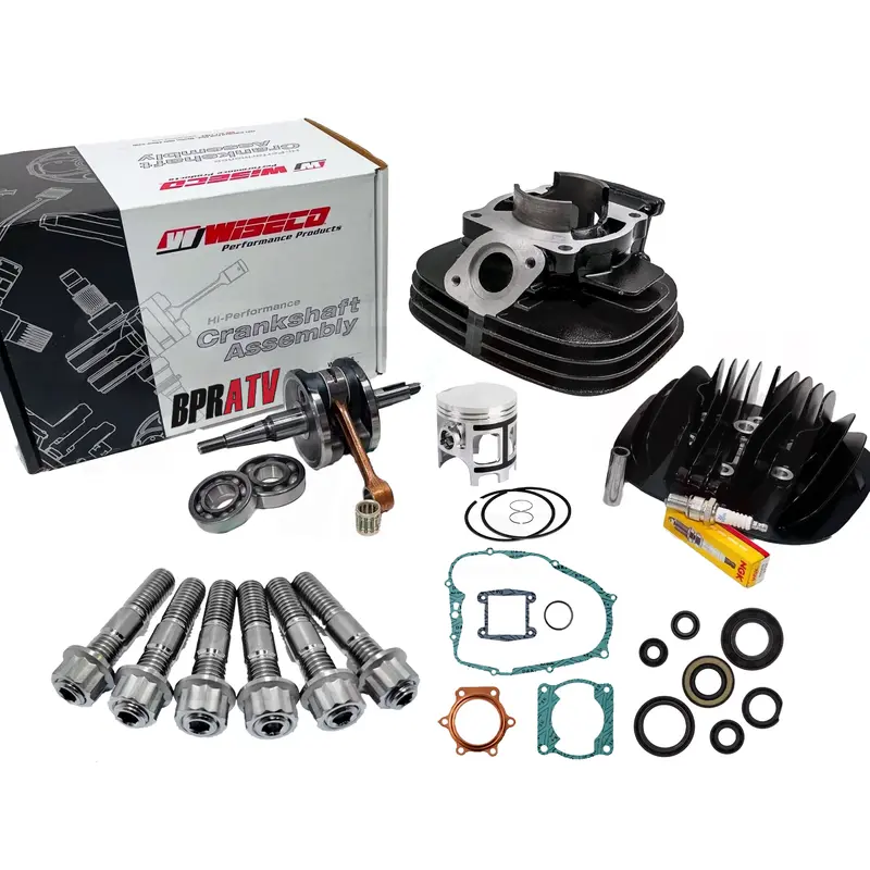 Yamaha Blaster 200 66 Piston Cylinder WISECO Crank Motor Rebuild Titanium Studs