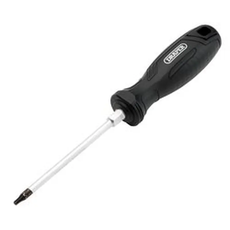 Draper Tx-Star Tamperproof Hard Grip Screwdriver, T15H X 100Mm | 220/Th
