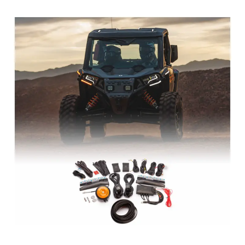 Ravek - Turn Signal Kit - Amber - White Running Lights - RZR XP - Polaris