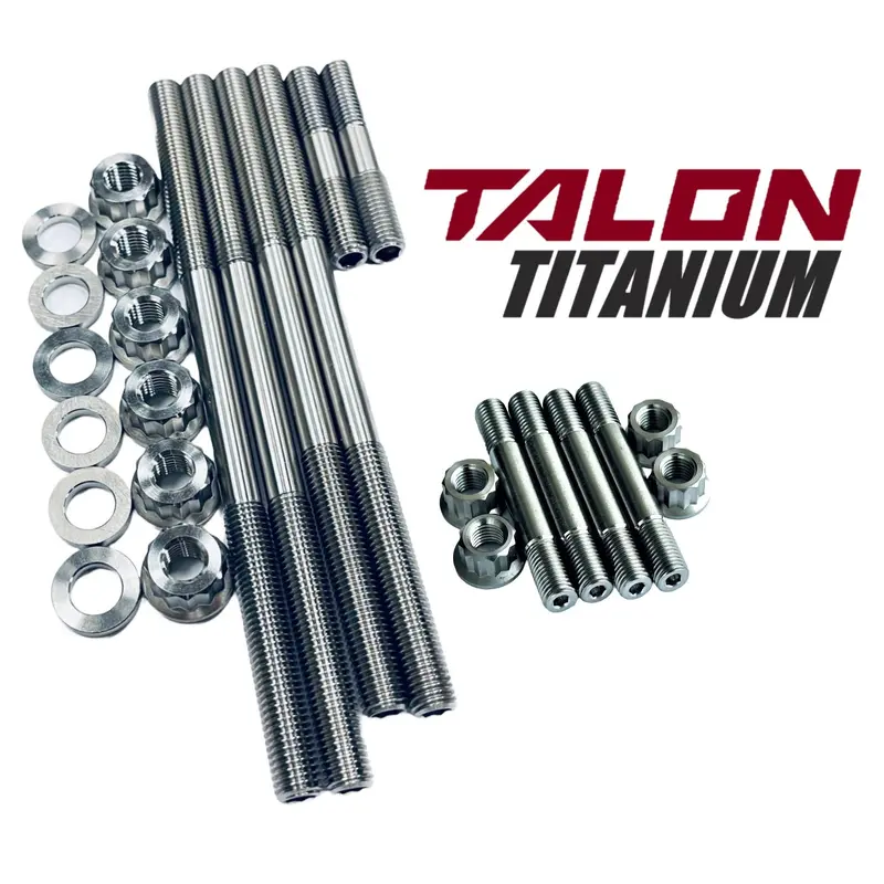 Rhino Viking 700 TITANIUM Cylinder Head Studs Exhaust Studs All Ti Stud Kit Set