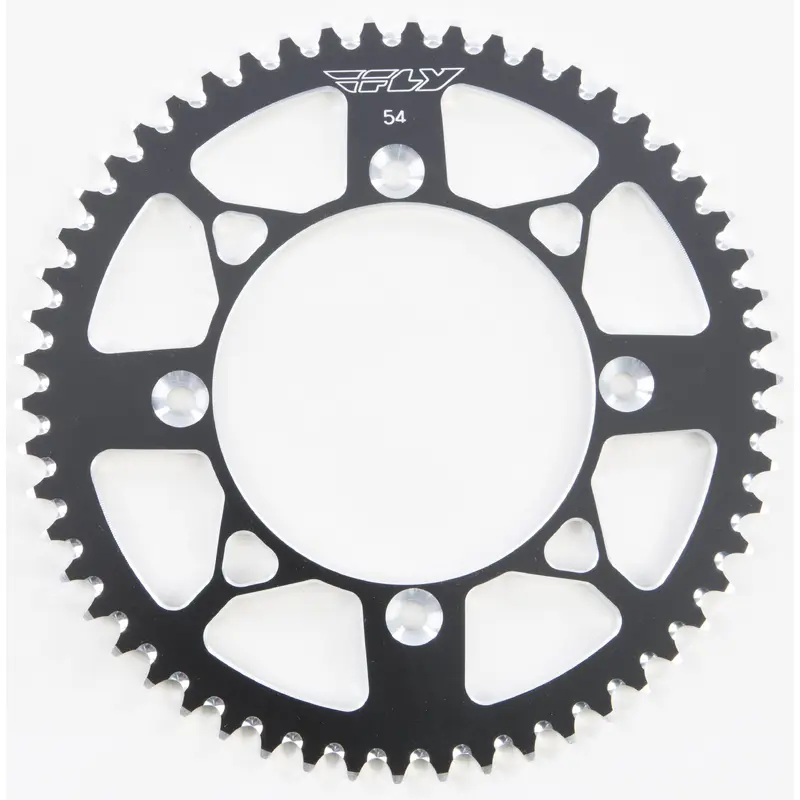 FLY RACING SPROCKET REAR 54T BLACK 201-54 BLK