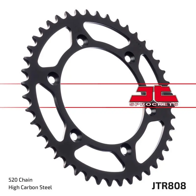 JT Sprockets Rear Steel Sprocket 53 Tooth 53T 520 Chain JTR808.53