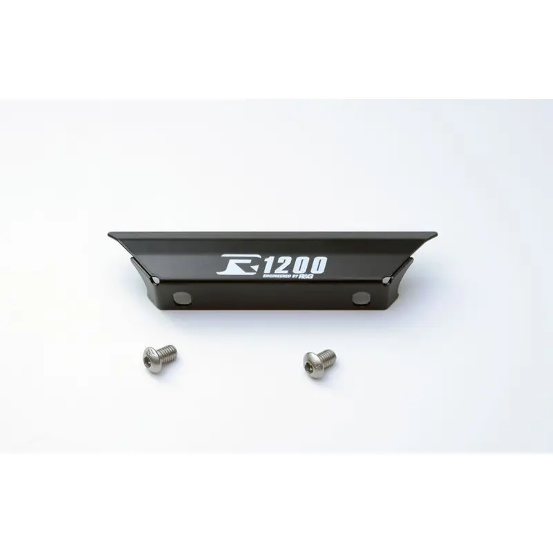 R&G Racing Black Footrest Delete Blanking Plates For 2015-2018 BMW R1200R ABS