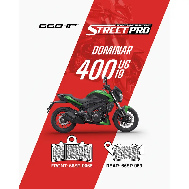 Bajaj Dominar 400 UG19 Street Pro Semi Ceramic Brake Pads
