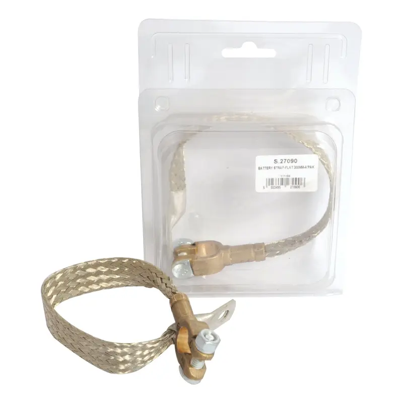 Battery Strap, Earth/Negative (Clamp) Length: 300mm - S.27090