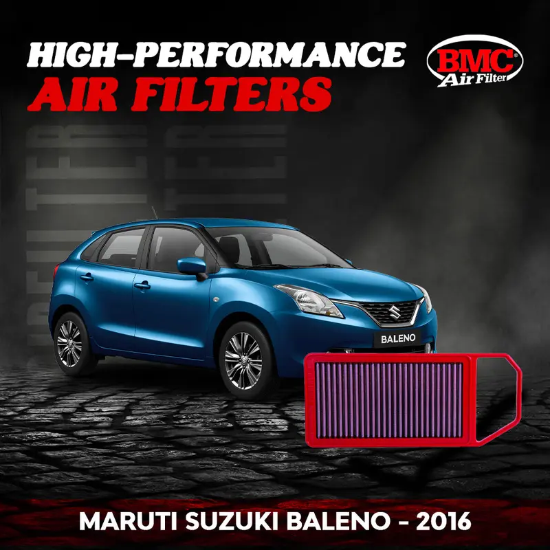Maruti suzuki Baleno 2016 BMC  replacement air filter