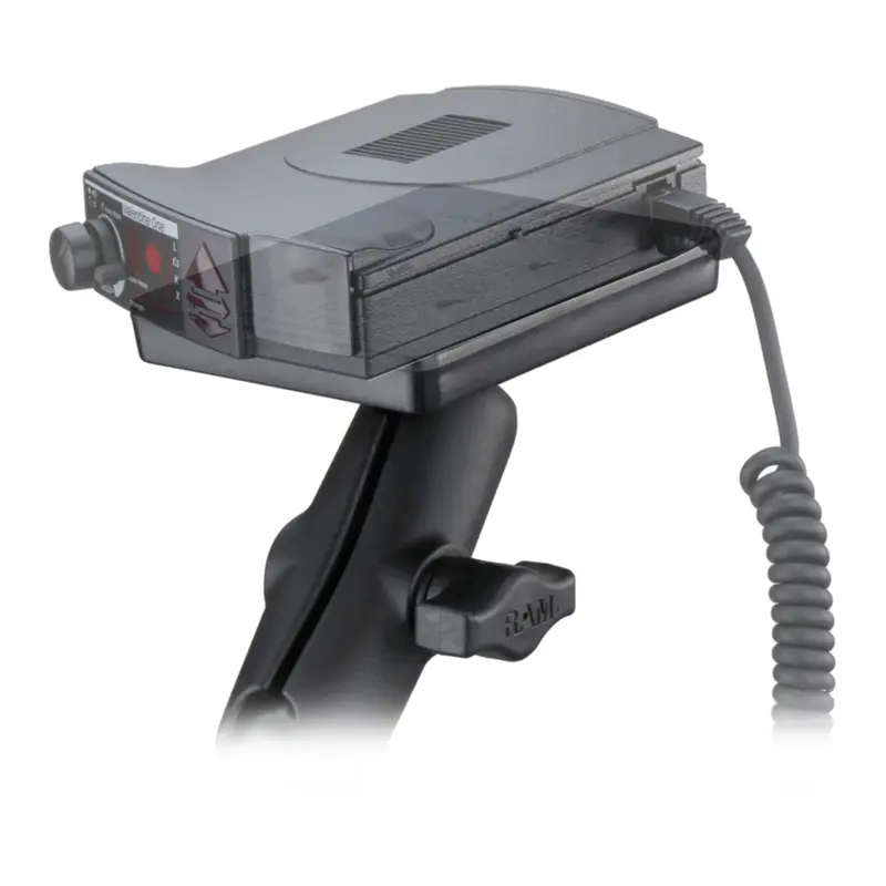 RAM POWER PLATE III RADAR DETECTOR MOUNT W/ H/BAR UBOLT BASE