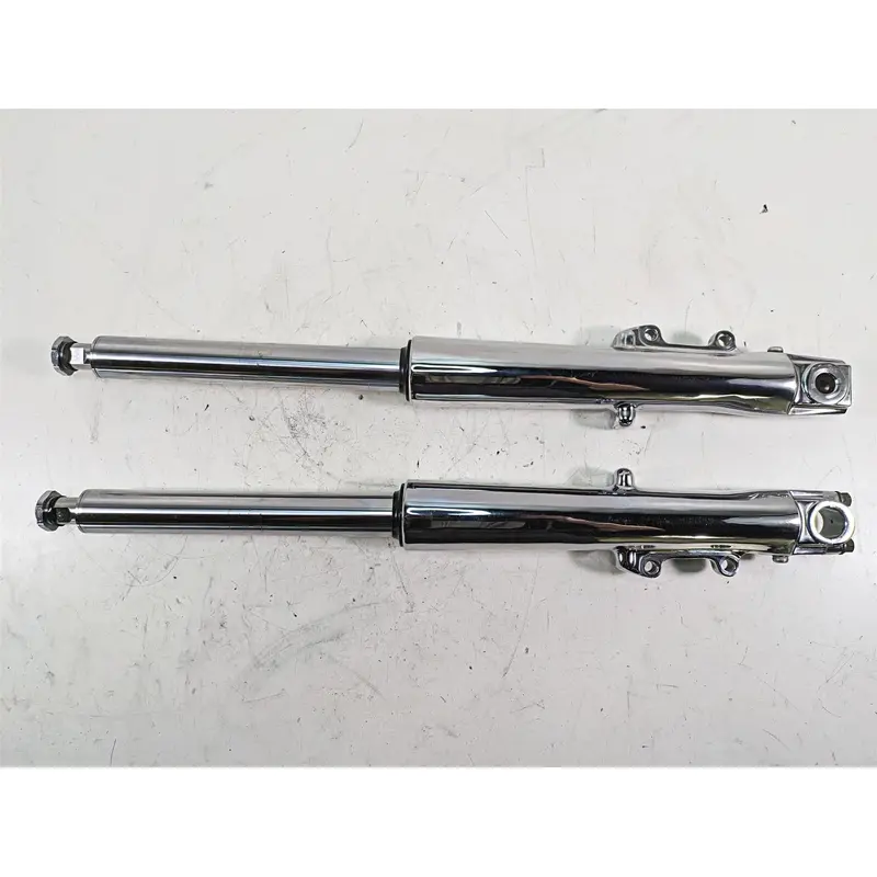 2010 Harley Touring FLHTCU Electra Glide Chrome Front Forks 41mm -Read 46495-09