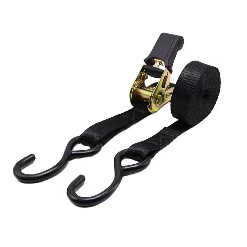 (2) Heavy Duty 1" 2.5 1500lbs Ratchet Straps