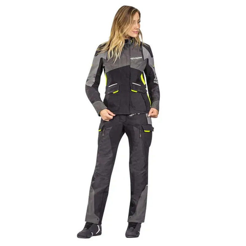 Ixon BALDER LADY Pant Blk/Gry/Yel - Adv Touring