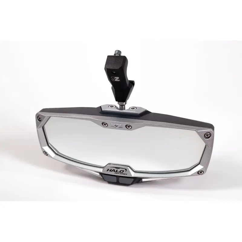 Halo-RA LED Rearview Mirror with Cast Aluminum Bezel  Can-Am Defender by Seizmik