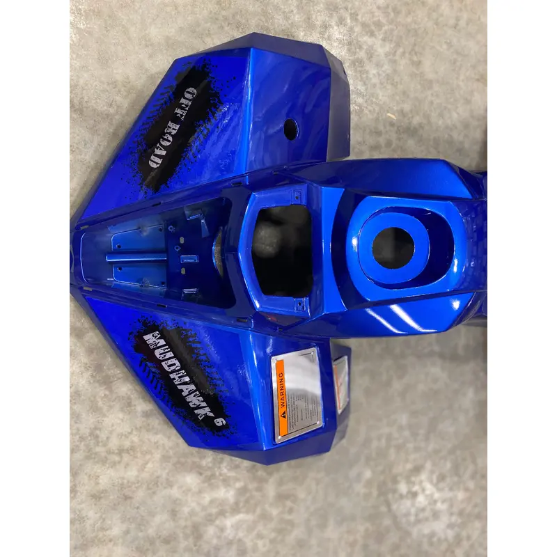 ATV Body Fender Kit - 1 Piece - Blue - Rival Mudhawk 6, AT110 Husky