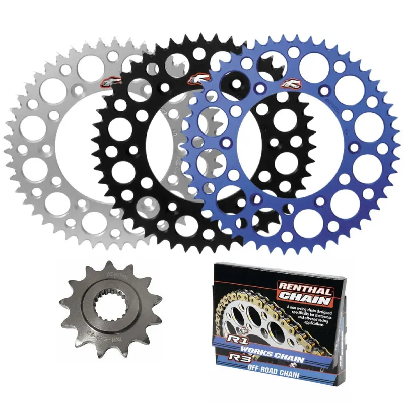 Renthal Chain & Ultralight Sprocket Kit Yamaha YZ/WR250-450F/X '98-22
