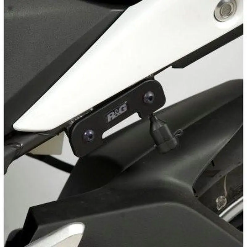 R&G Racing Black Rear Foot Rest Delete Blanking Plates For 2013-2015 Honda CB1300