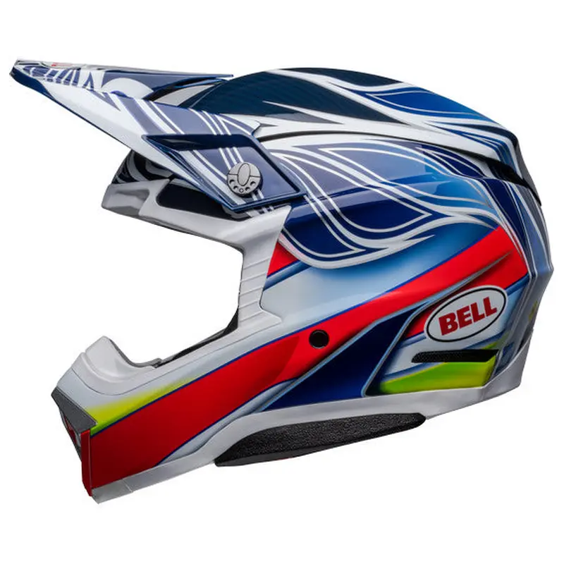 Bell MOTO-10 SPHERICAL Tomac 23 Blue/White