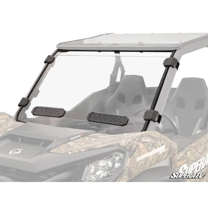 Can-Am Maverick Sport Scratch Resistant Vented Full Windshield by SuperATV