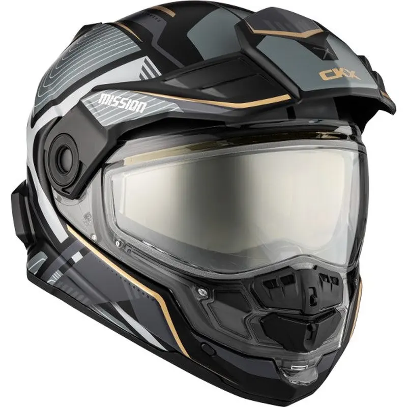 Casque Intgral de Motoneige Mission Verve Visire lectrique