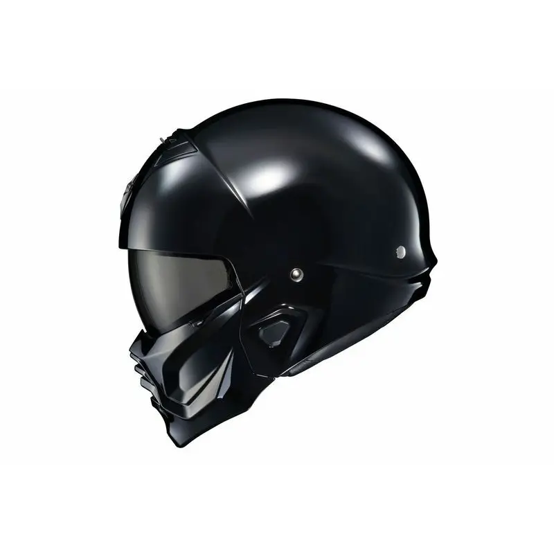 Covert 2 Open Face Helmet Gloss Black Xs