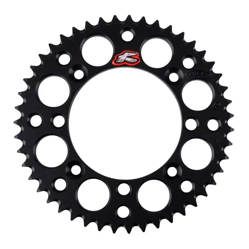 Renthal Sprocket Rear Black 49T Alloy 7075 T6 Grooved