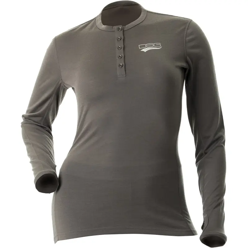 Merino Wool Base Layer Shirt Grey 2x
