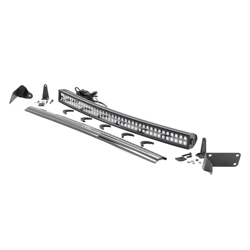 LED Light Kit | Bumper Mount | 40" Black Dual Row | Ram 2500/3500 4WD (10-18) | 70570B