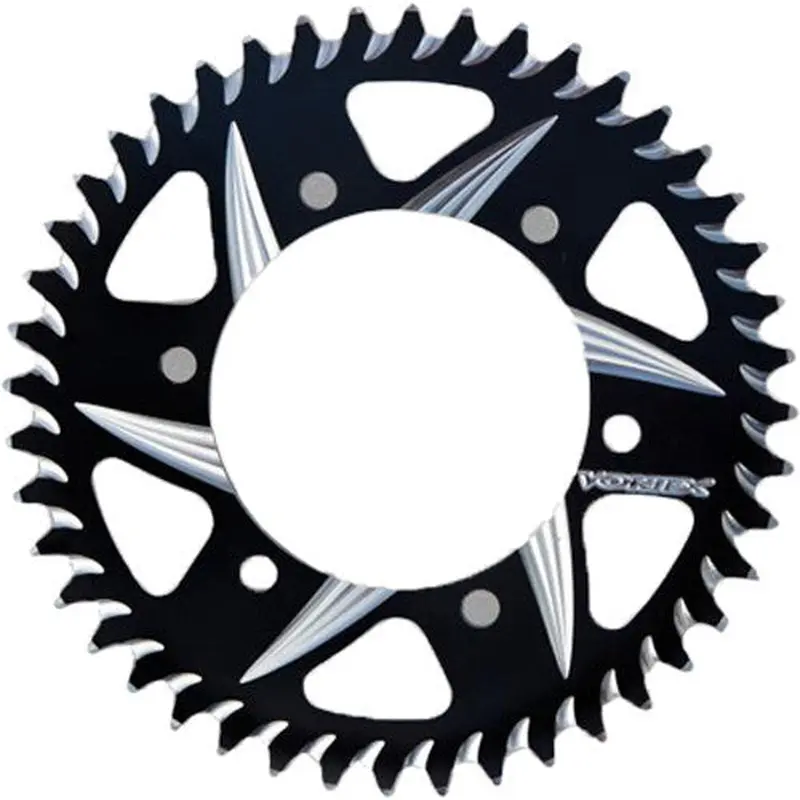 VORTEX CAT5 REAR ALUMINUM SPROCKET BLACK 43T 527ZK-43
