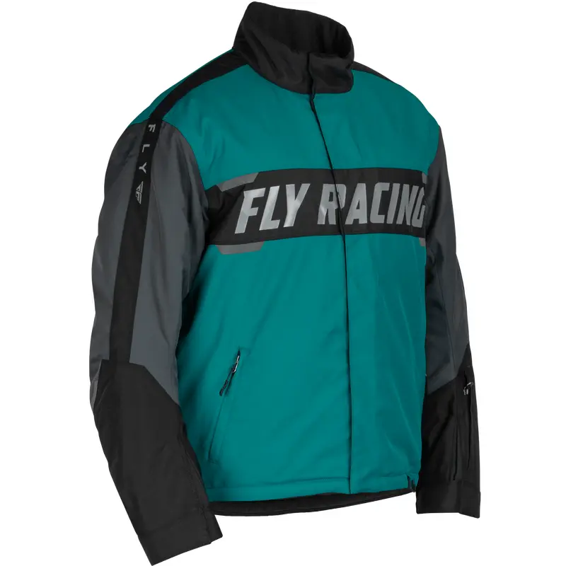 Fly Racing - Outpost Jacket Black/Teal/Orange Md