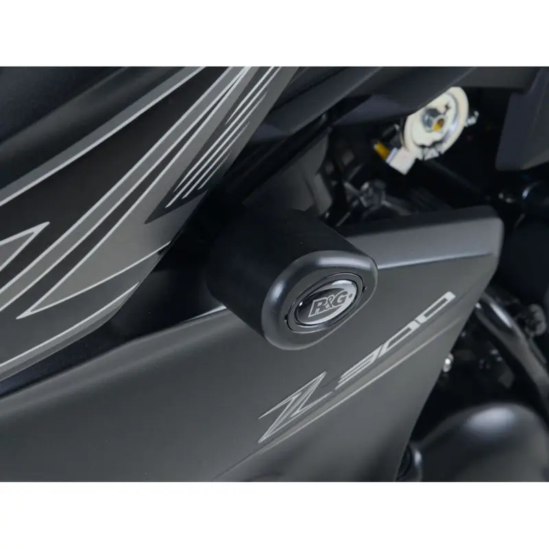 R&G Racing Black Aero Style Crash Protection Bobbins For 2013-2018 Kawasaki Z250