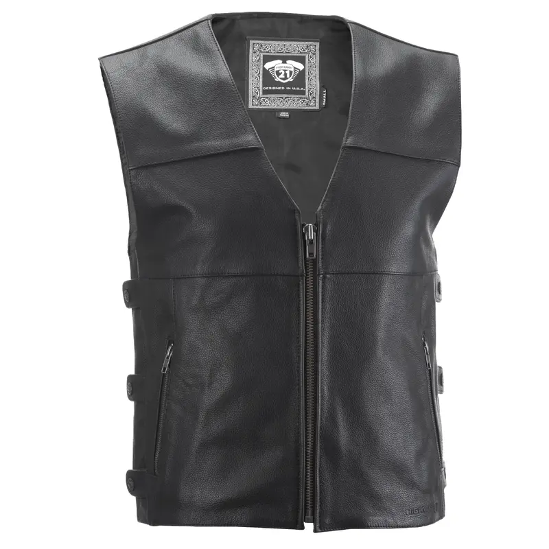 HIGHWAY 21 12 GAUGE VEST BLACK LG #6049 489-1072~4