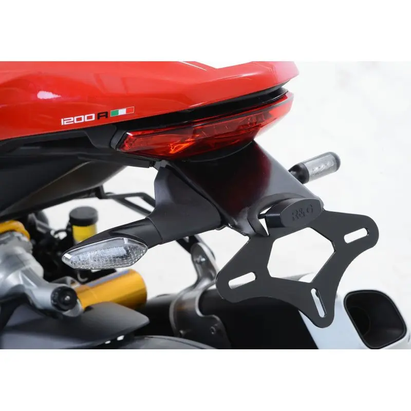 R&G Racing Black Tail Tidy License Plate Holder For 2016-2017 Ducati Monster 1200 R