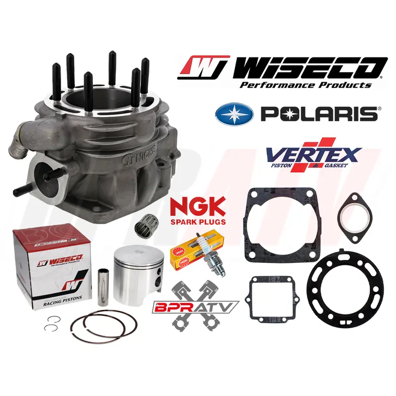 97 98 Xplorer 400L Cylinder WISECO Piston VERTEX Gasket NGK Top End Rebuild Kit