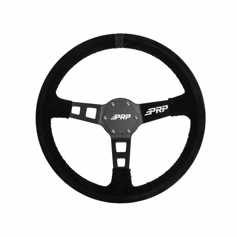 Deep Dish Suede Steering Wheel