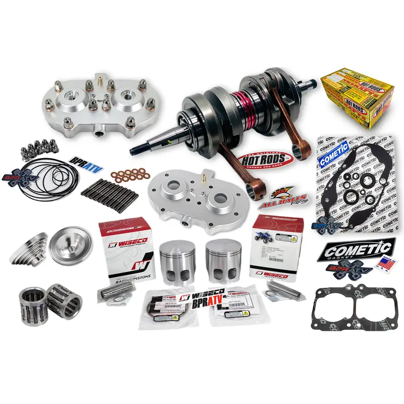 Banshee Athena 68mm Big Bore 421cc Stroker Hot Rods Crank Pistons Head Domes Cub