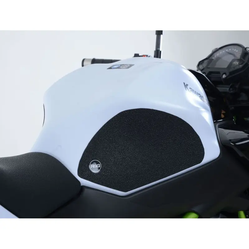 R&G Racing Black Tank Traction Grip For 2017-2024 Kawasaki Ninja 650 EX650