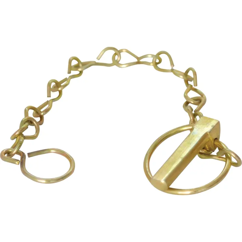 Round Linch Pin, Chain & Bracket Assembly, Pin 10mm | Sparex Part No.S.29148