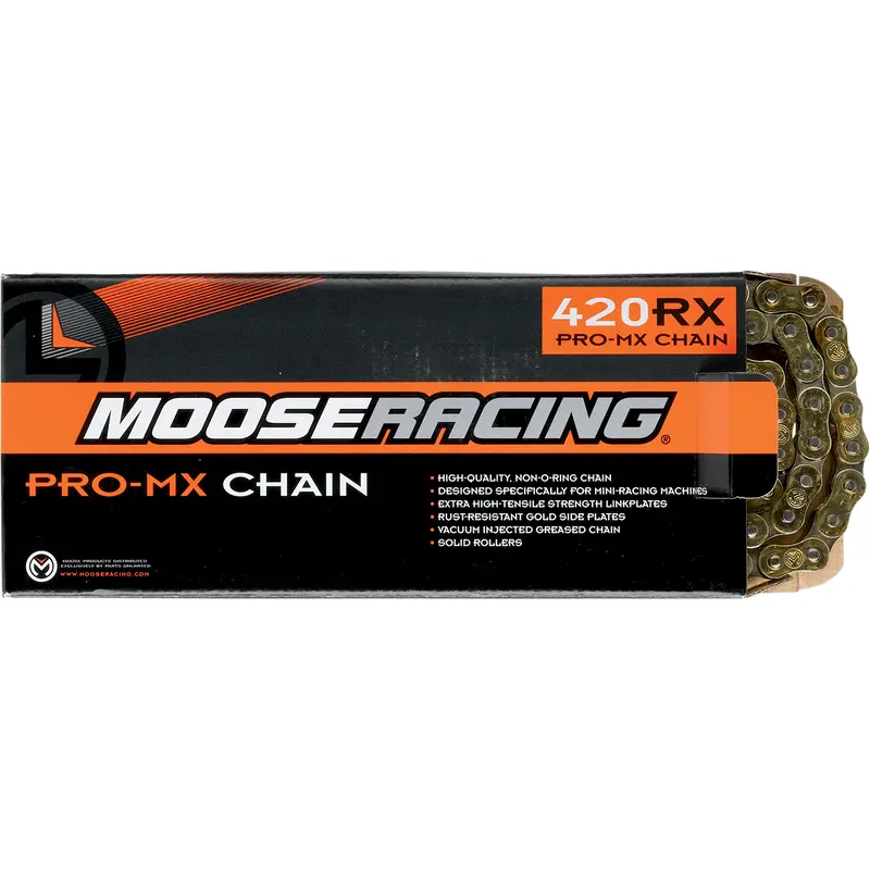 MOOSE RACING 420 RXP Pro-MX Chain - Gold - Master Link M576-00-01