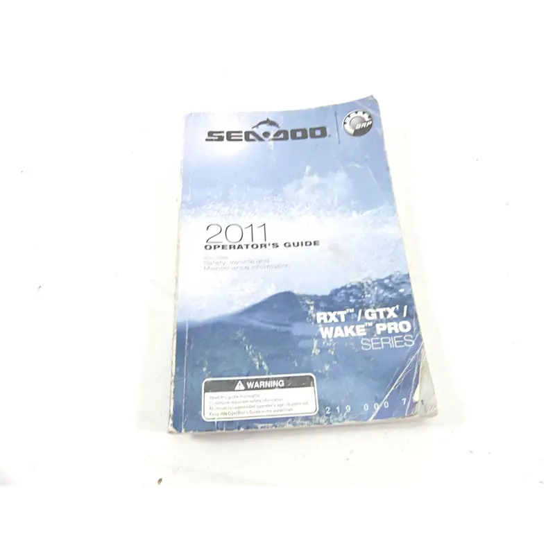 2011 Sea-Doo RXT-X 260 GTX Wake Pro Owners Manual Booklet 219000739