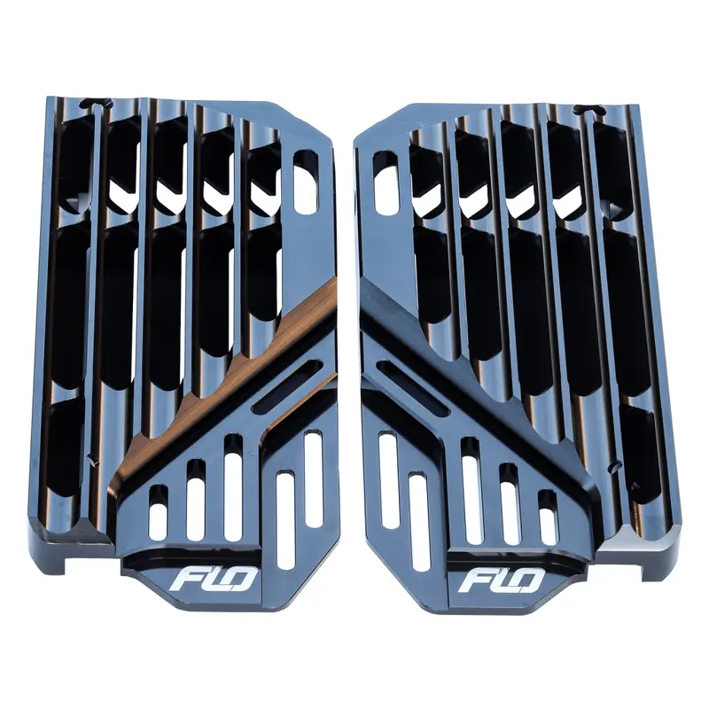 FLO High Flow Radiator Braces Black | FLO753-3BLK