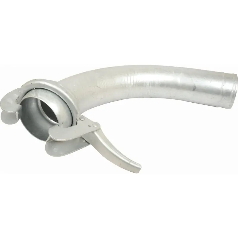 90 Coupling with Hose End - Male 6'' (159mm) x6'' (150mm) (Galvanised) - S.59428