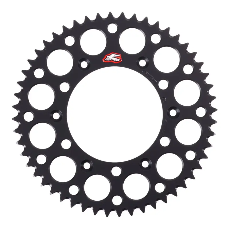 Renthal Sprocket Rear Black 52T Alloy 7075 T6 Grooved