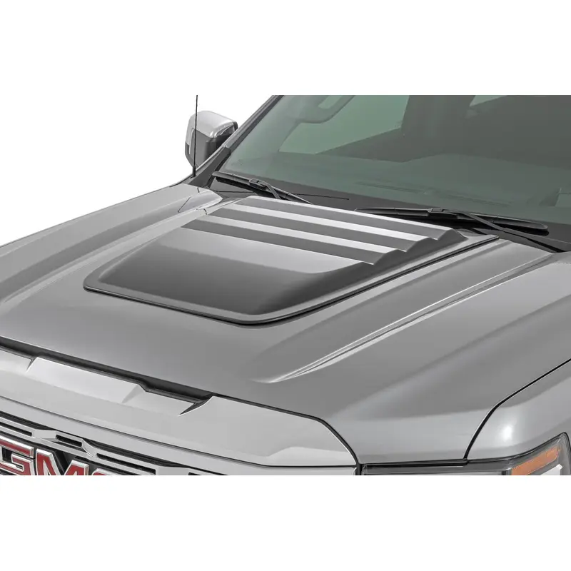Hood Scoop | GXD Sterling Grey Metallic | GMC Sierra 1500 2WD/4WD (2019-2025) | HS40010-GXD