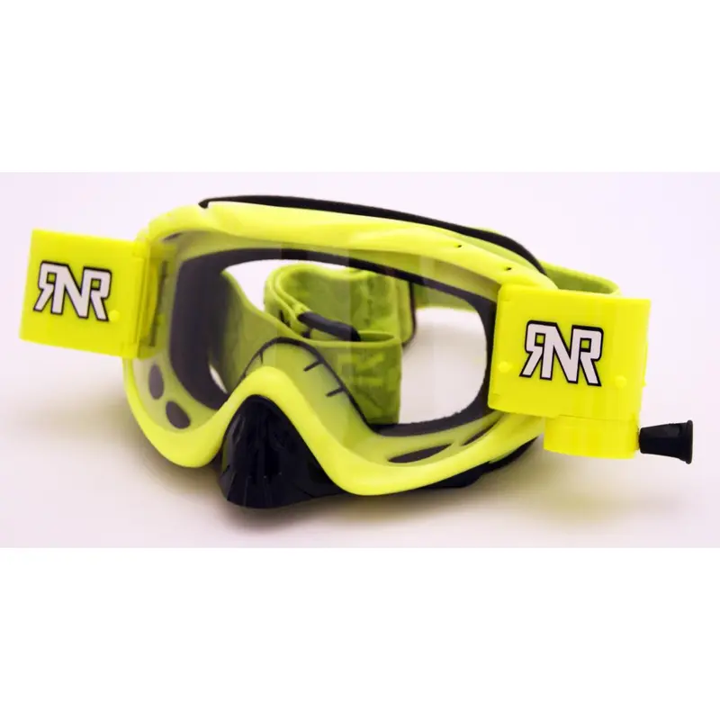 RNR HYBRID PSYCHO YEL FULLY LOADED ROLL OFF, PSYCHO YELLOW GOGGLE, GH61, ROLL OFF