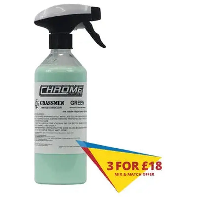 Chrome Grassmen Green  Interior Cleaner & Dressing for a Fresh, Protected Finish
