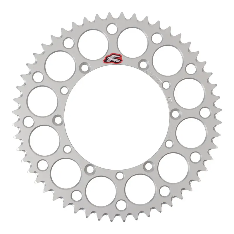 Renthal Sprocket Rear Silver 52T Alloy 7075 T6 Grooved