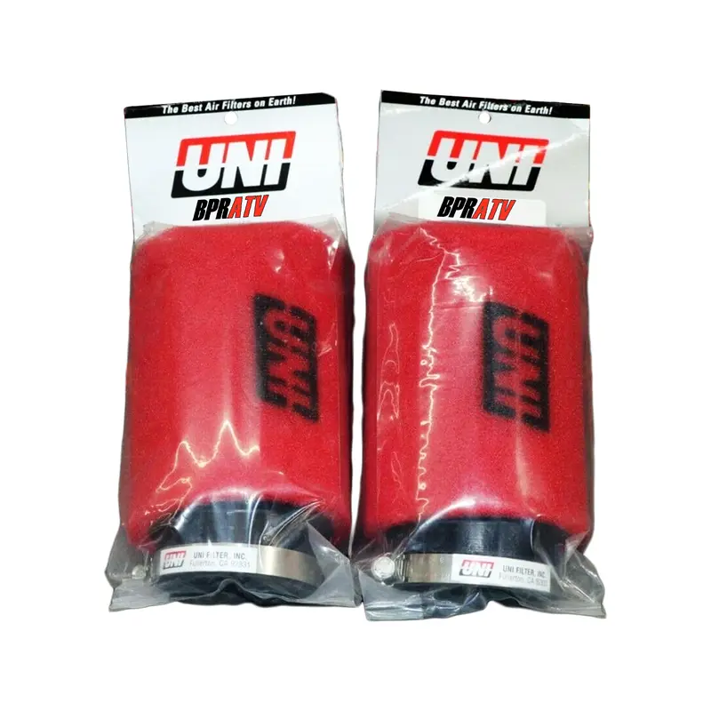 Yamaha Banshee CUB 6" UNI FOAM Air Filter Pods 2.25" Flange PWK 33mm 34 35mm36mm