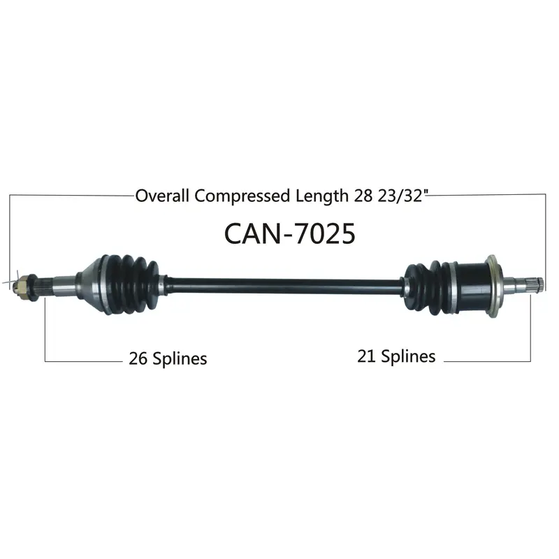2014-2015  Can Am Maverick 1000r XMR front Left CV axle shaft TrakMotive Can-7025