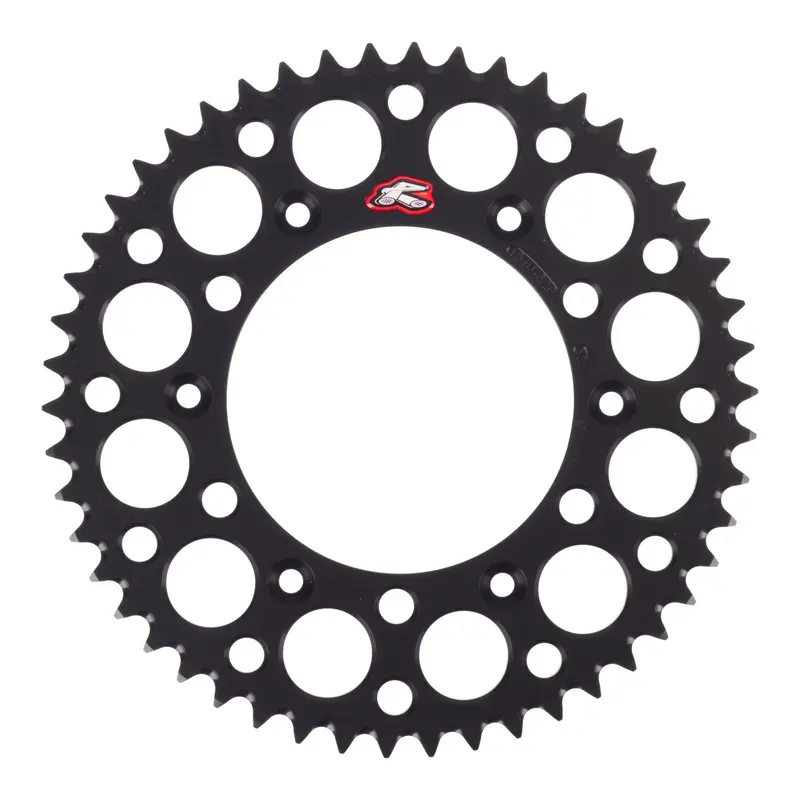Renthal Sprocket Rear Black 50T Alloy 7075 T6 Grooved