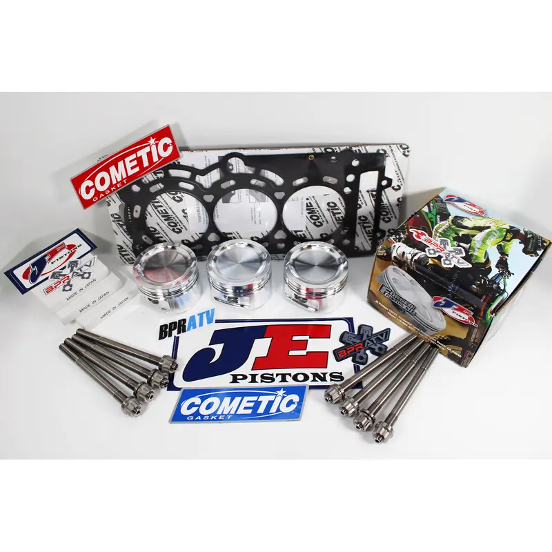 Can-Am Maverick X3 Turbo 17-25 JE Piston Kit 74mm 9.5:1 + Cometic Gasket + Studs