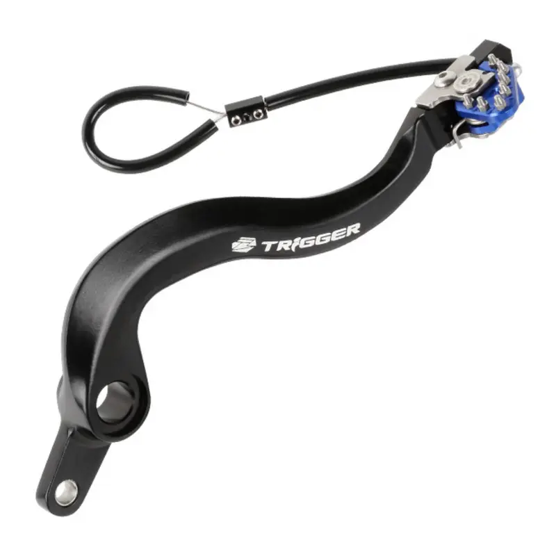 ZETA TRIGGER BRAKE PEDAL YAM YZ250F/250FX/WR250F BLUE